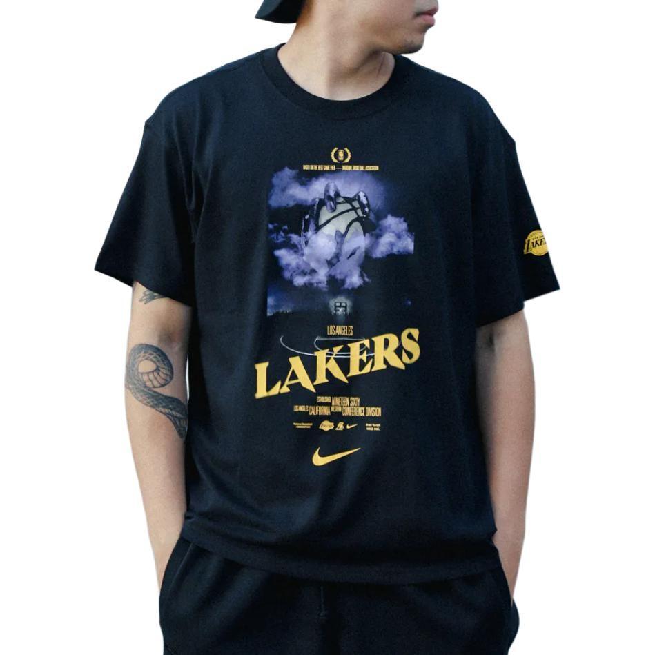 Nike X NBA CourtsideЛос-Анджелес Лейкерс Футболка Мужская Черная HJ2686-010