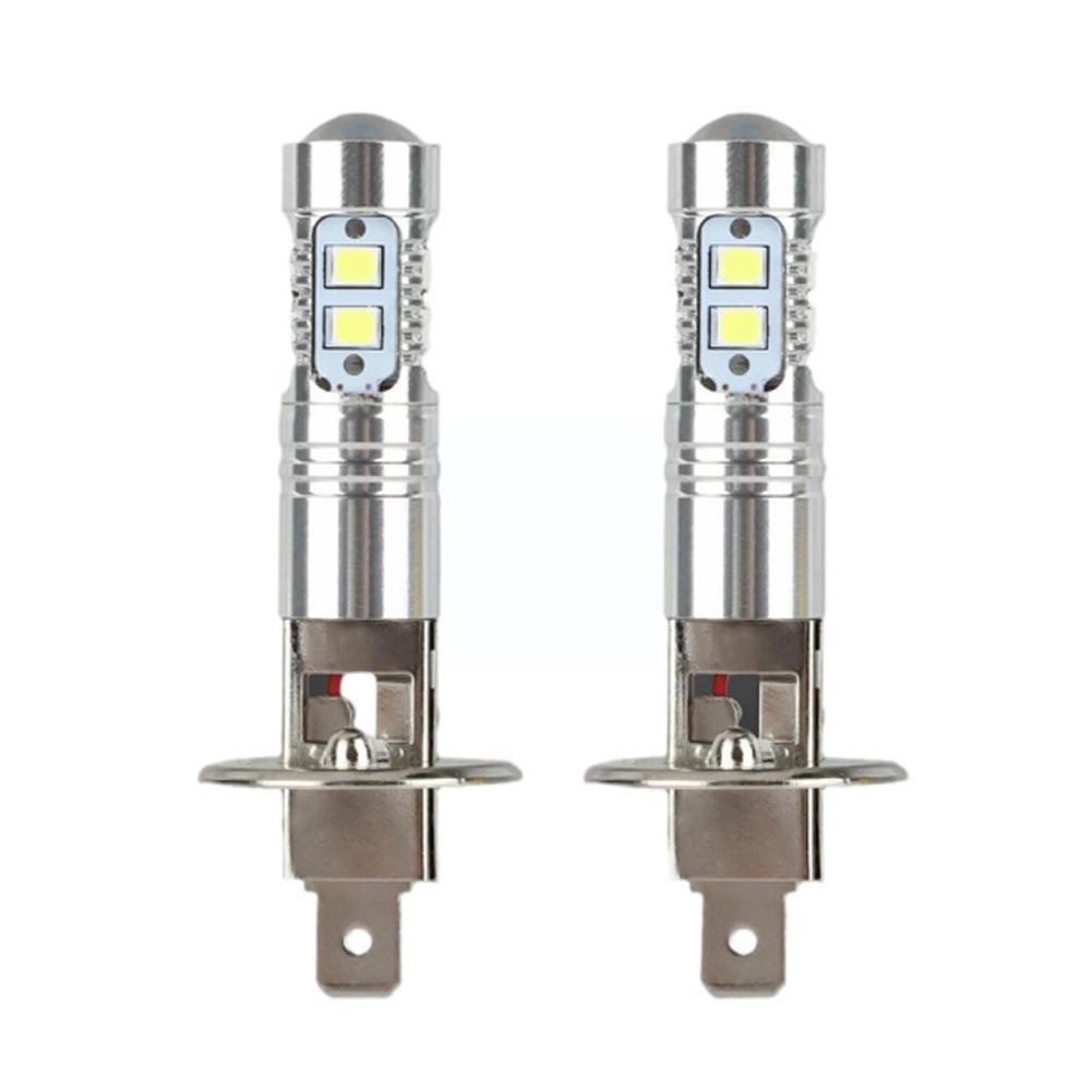 2 шт. светодиодные лампы H1 для фар 6000k 100 Вт дальнего и ближнего света для грузовиков, противотуманных фар для внедорожников, авто, белые лампы Hea F7J1