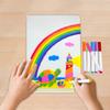 Kids LED Note Board Glow-in-the-Dark Doodle Board with Colorful Lights Reusable Writing Tablet Night Light for Home Decor