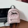 Детский рюкзак женский 2025 новый корейский нишевый дизайн супер огонь модный плиссированный бант маленький рюкзак