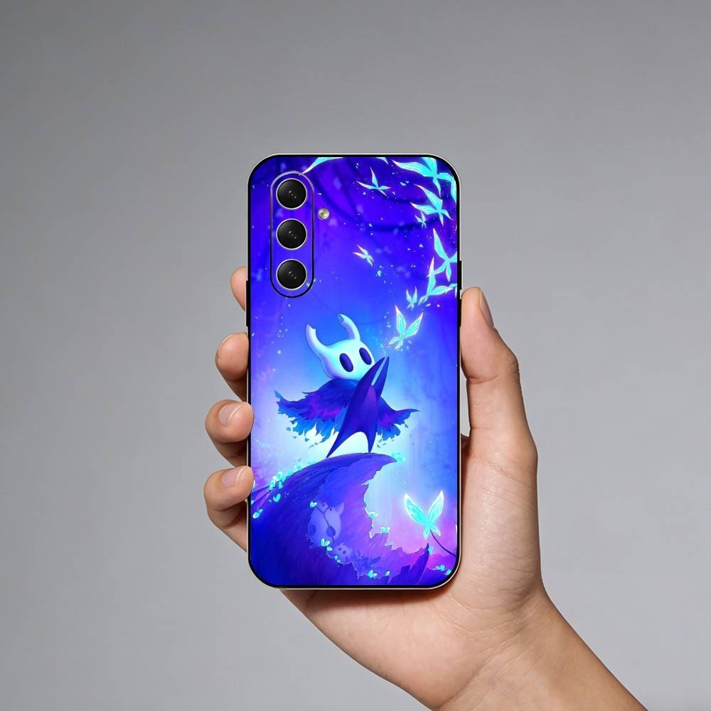 Чехол для телефона H-Hollow Knight S-Silksong Для Samsung Galaxy A73, A72, A71, A70, A52, A51 Другие Мягкий Черный Чехол