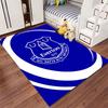 Синий ковер с логотипом Everton 1878, подходит в качестве нескользящего коврика для гостиной или дивана в спальне
