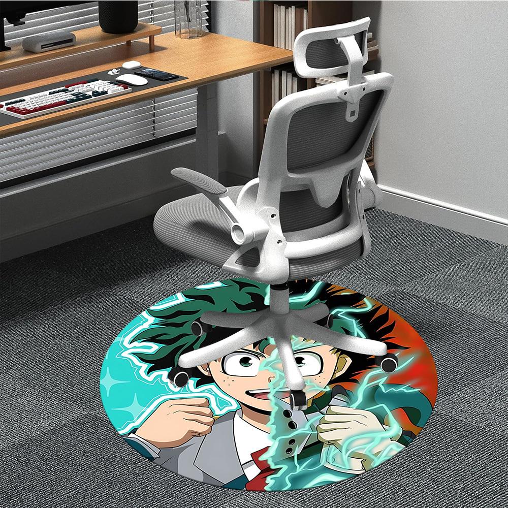 1 шт. Коврик-сиденье My Hero Academia для офиса, нескользящий, мягкий и удобный, коврик для офиса, игр, легкий круглый напольный коврик
