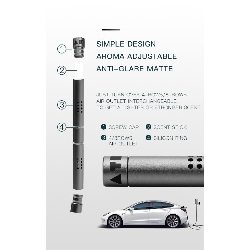 Автомобильный освежитель воздуха только для модели Tesla 3 Y, парфюмерный орнамент для приборной панели, ароматерапевтический диффузор, запах запаха