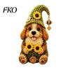 Gnome Bead Ornament DIY Kit, 3D Beaded Garden Craft Set, Make Cute Kit Figurine, Fun Art for Beginners, Unique Handmade Gift