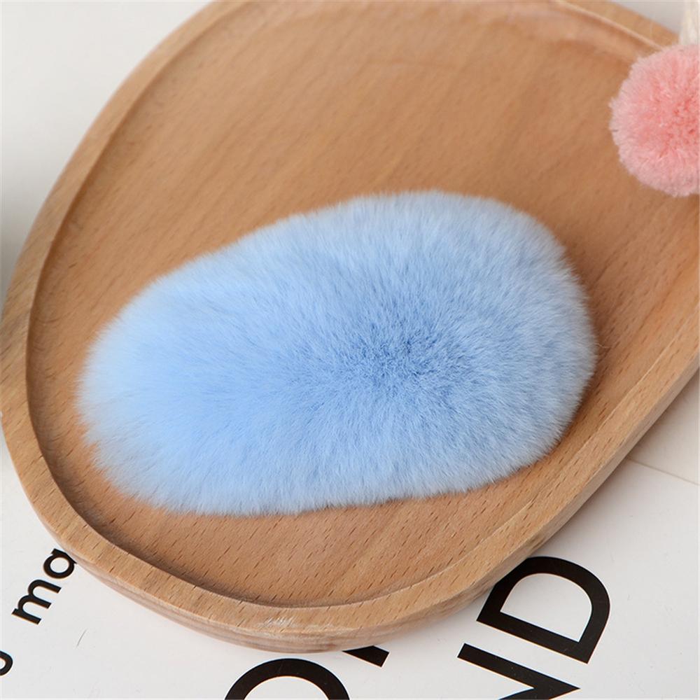 1/3 шт. Зимняя милая пушистая заколка для волос для женщин и девочек, однотонная боковая заколка для волос, BB-заколка, милая плюшевая заколка для волос, цветной аксессуар для волос