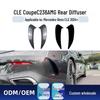 Mercedes-Benz C-Class Front Lip, Grille, Side Skirts, Rear Diffuser, Tailpipe Trim, Tail Wing Modifications