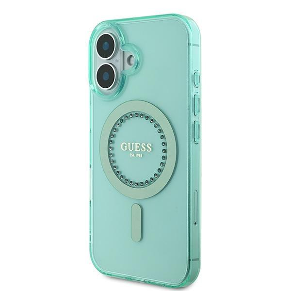 Etui do iPhone 16 Plus Guess MagSafe Hardcase Zielony