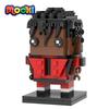 MOOXI Серия «Звезды» 172 шт. MOC Кирпичики Фигурки BrickHeadsed Строительные блоки Детские развивающие игрушки для детей Подарок MOC7263