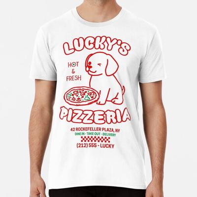 Пиццерия Lucky's - Премиальная футболка Hawkeye от S до 5XL Сделано в Австралии/США Футболка