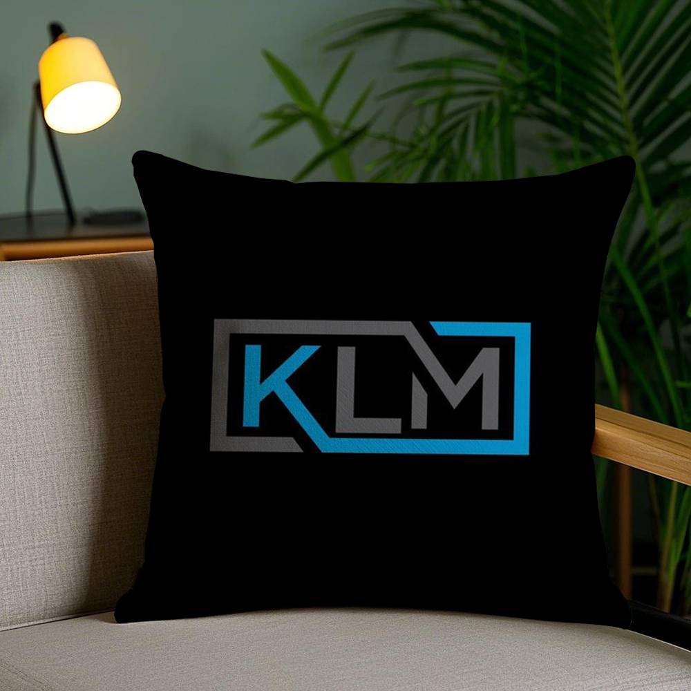 Нидерланды K-Klm R-Королевские голландские авиалинии Наволочка для дома, общежития, спинки стула, короткий плюш, двусторонняя печать, чехол для офисной подушки