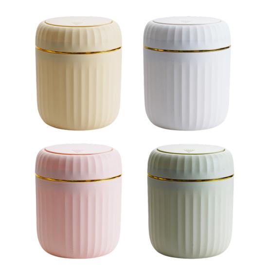 Desktop Trash Can with Press-Type Lid Large Capacity Easy To Clean Non-Slip Design Compact Size Garbage Bin