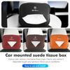 For Alfa Romeo Car Logo Seat Back Hanging Tissue Organizer Paper Storage Bag Accessories 159 Giulietta Giulia 147 Mito 156 159