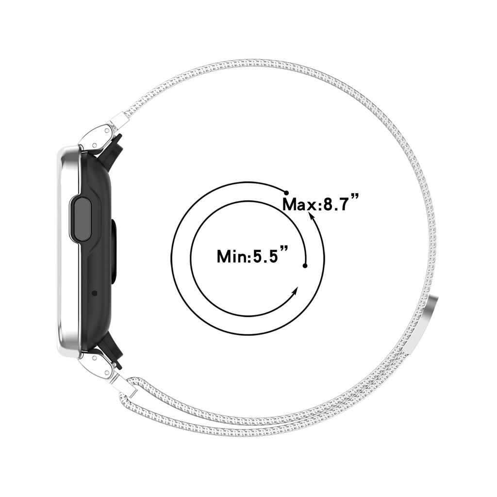 Миланский ремешок для Xiaomi Mi Watch Lite Smart Watch, металлический каркас, защитный чехол, браслет, ремешок для часов Redmi Watch 2 Lite Correa