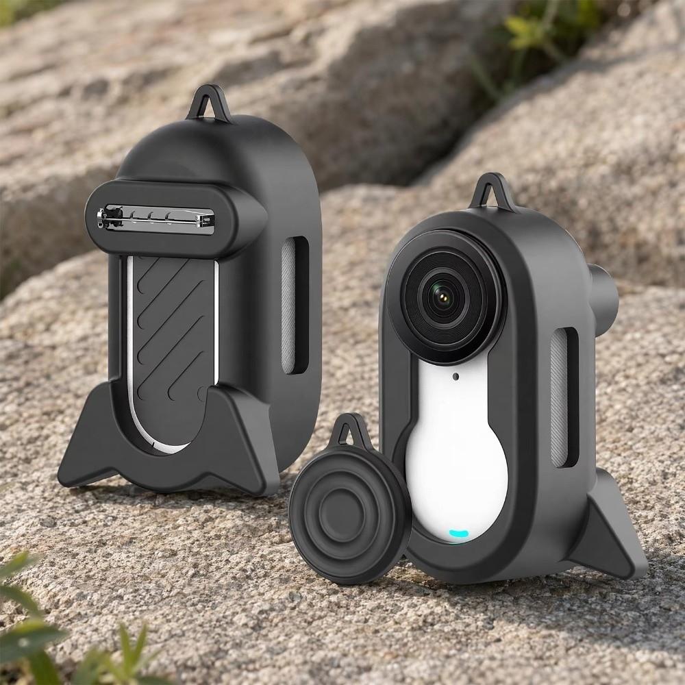 Anti-Scratch Protective Case with Brooch for Insta360 GO3S/GO3 Action Camera Accessories