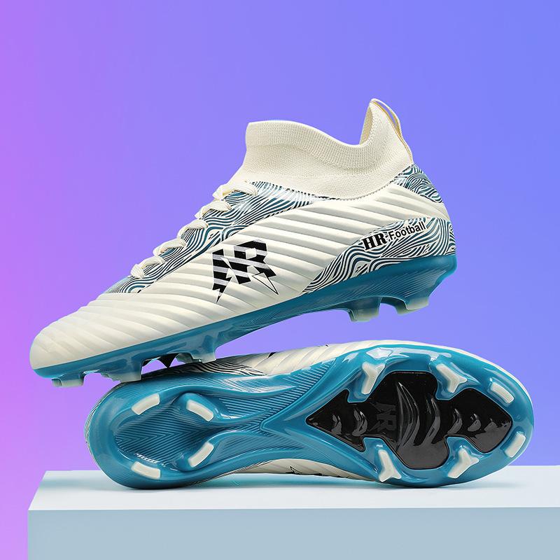 Youth Sports Football Shoes Men'S And Women'S High-Top Hr Football Shoes Match Football Shoes Men'S Training Shoes