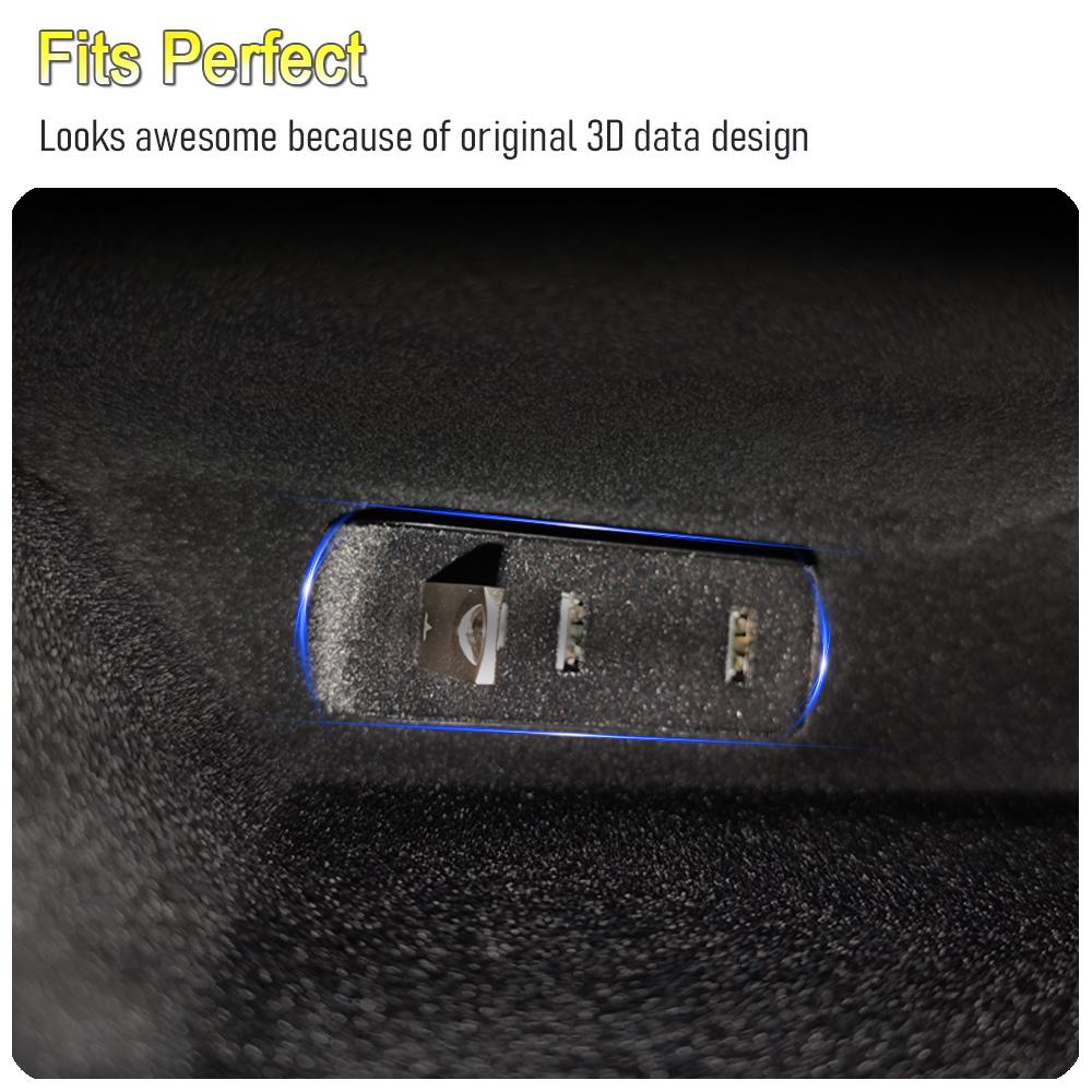 USB-концентратор в бардачок для Tesla New Model Y Launch Juniper 2025 2026 Model 3 Highland Разветвитель портов Type-C Док-станция Данные