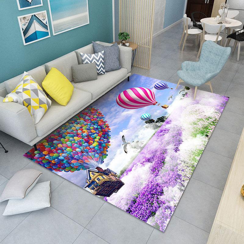 3D Современный Светлый Роскошный Домашний Ковер Скандинавская Гостиная Спальня Прикроватное Мультяшное Османское Одеяло