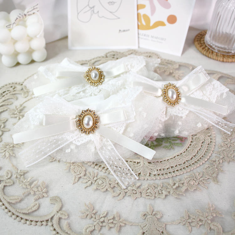 [KIMnyang_deng] Белая шифоновая кружевная лента, накидка для щенка, кошки, реквизит для фотосессии