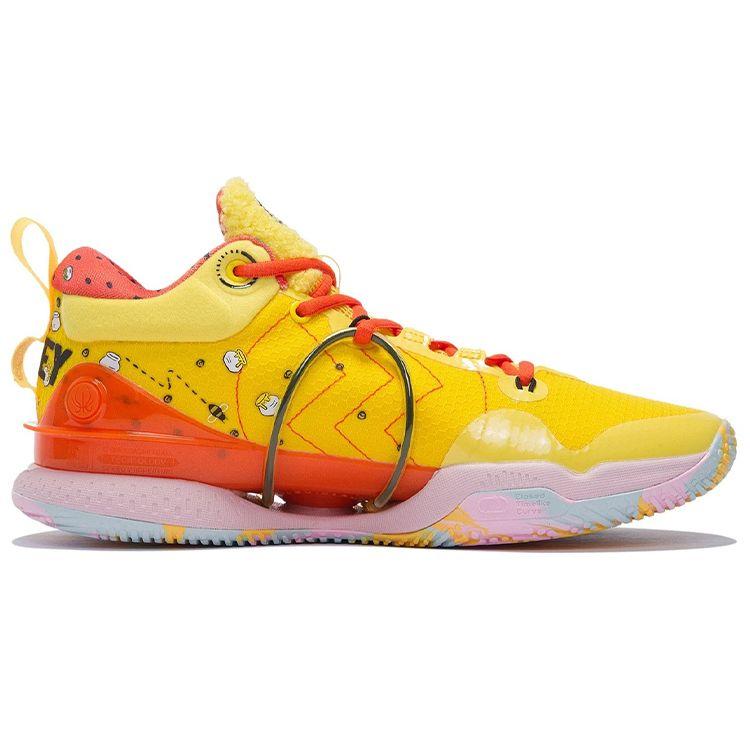 Баскетбольные кроссовки Li Ning Disney X Flash 8 Premium Collaboration Winnie The Pooh мужские лимонно-желтые ABAS005-3