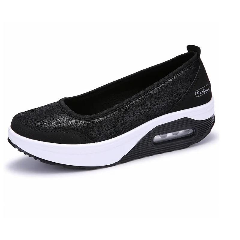 2025Новая женская обувь Модная обувь-лодочки с мелким вырезом, Слипоны, Удобные лоферы, Женская обувь на платформе, Zapatos Mujer