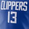 Nike NBA Paul George Los Angeles Clippers Letter Number Crew Neck Short Sleeve T-Shirt Men T-Shirt Blue BQ1537-405
