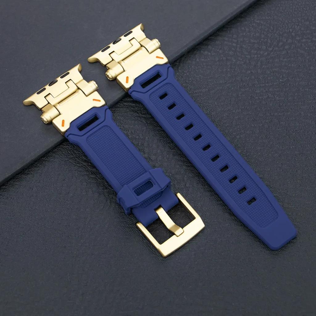 Силиконовый спортивный ремешок для Apple Watch Ultra 49 мм 45 мм 42 44 мм Резиновый ремешок для iWatch Series 9 8 7 se 6 5 4 ultra 2 49 Correa