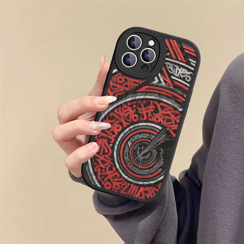 Чехол для телефона Pokras Lampas Art Graffiti для iPhone 16 15 14 13 12 11 Pro Max Plus Кожаный Мягкий Чехол