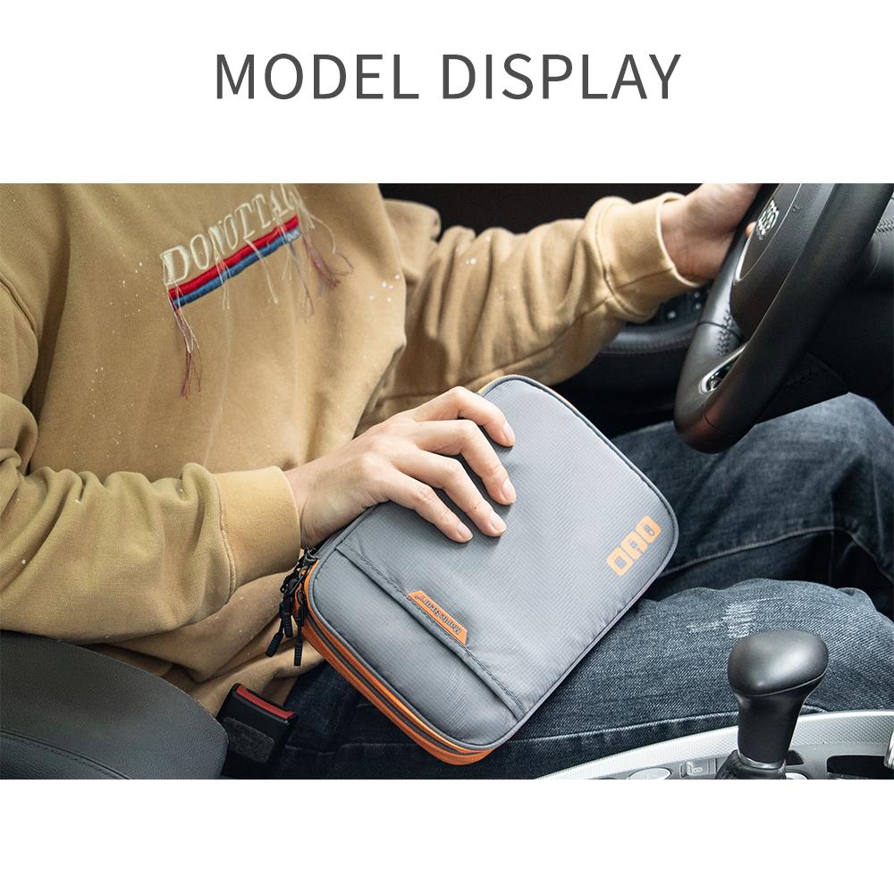 Электронный органайзер, дорожный чехол для электронных аксессуаров, переносная сумка для хранения кабеля, зарядного устройства, телефона, наушников