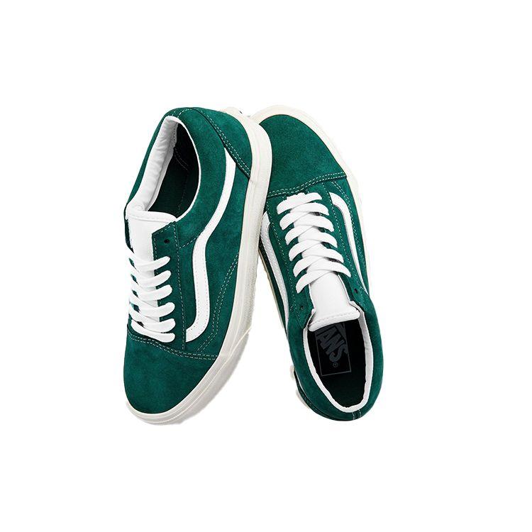 Vans Old Skool Retro Casual Low-Top Skate Shoes Unisex Sneakers Green White VN0A4U3B2O4