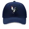 American Retro Breathable Baseball Cap Adjustable Sweat Absorbing Cap Classic Printed Street Fashi Sandwich Baseball Cap