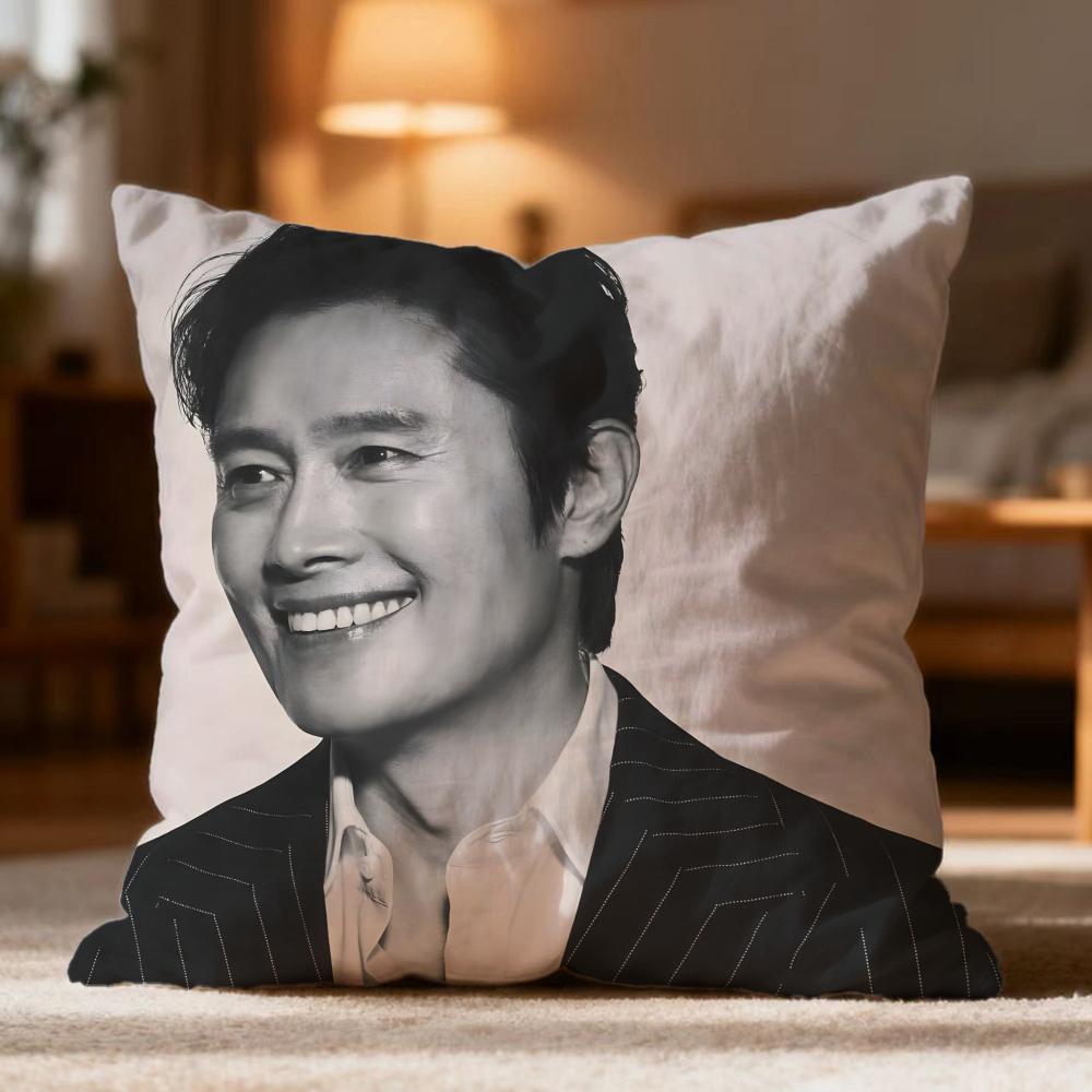 Горячая Подушка-Чехол LLee Byung Hun Мягкая Стираемая Наволочка для Дивана, Кровати, Путешествий, Офиса