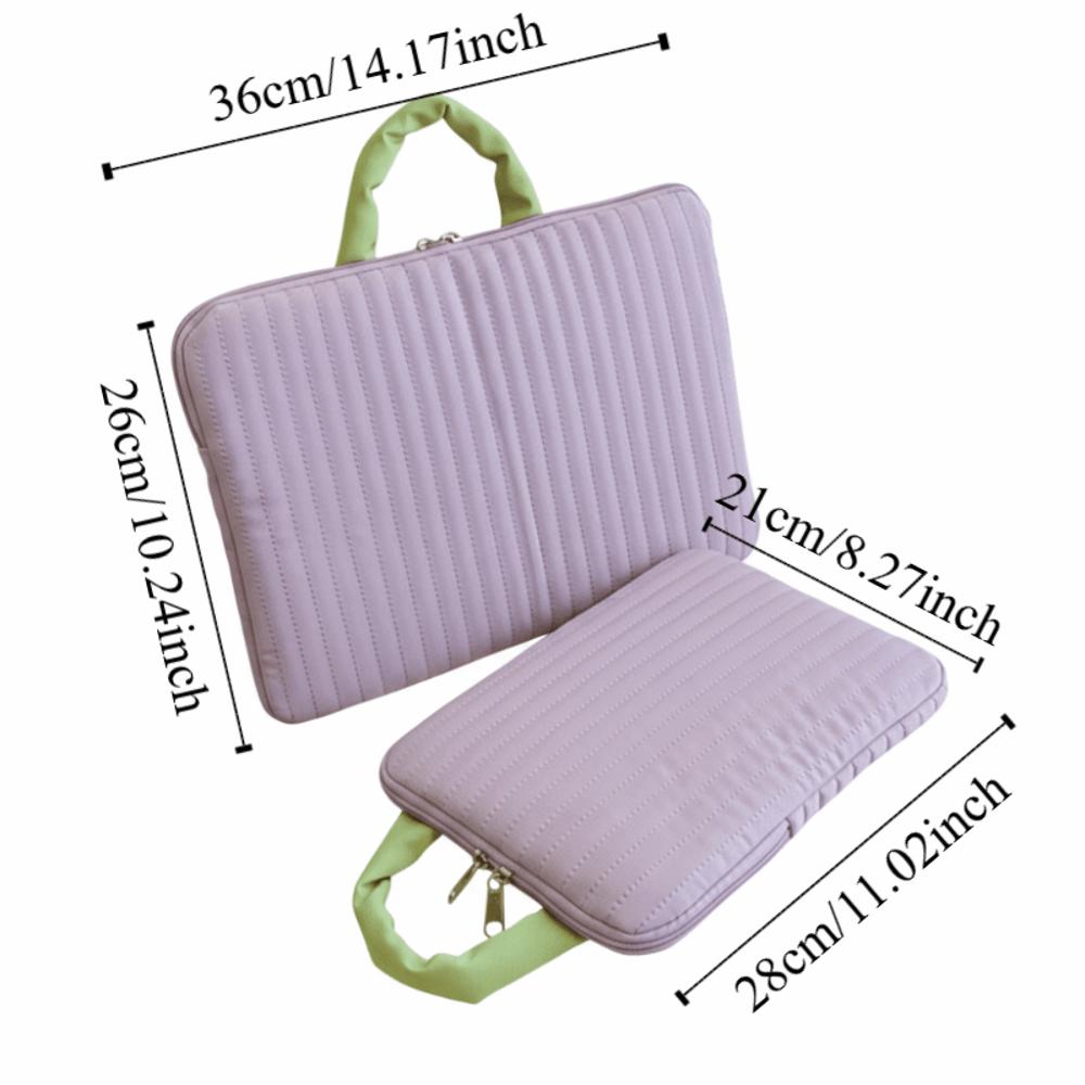 Korean Style Laptop Sleeve Cover Bag Soft Case Notebook Sleeve Pouch Laptop Accessories