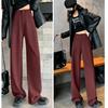 Fashionable Women's Autumn High-waisted Wide-leg Pants In Spring and Autumn