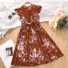 Girls' Dress Summer Korean Children's Dress Retro Princess Dress Kids Clothing
