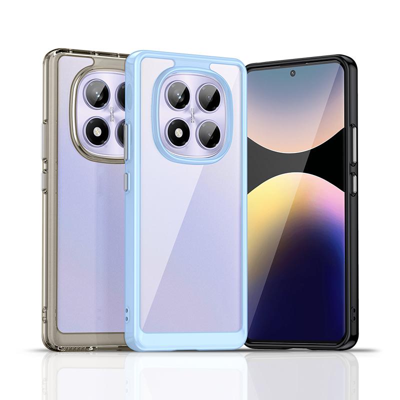 Для Xiaomi Redmi Note 14 Pro Чехол Прозрачный Роскошный Силиконовый Чехол Redmi Note 14 Pro Чехол TPU Защитный Чехол Redmi Note 14 Pro