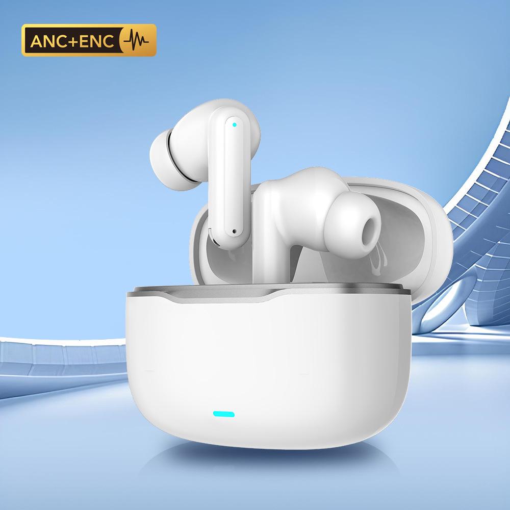 Внутриканальные Bluetooth-наушники Mike CET-4/6 с активным/пассивным шумоподавлением (ANC/ENC) и адаптивным звуком.