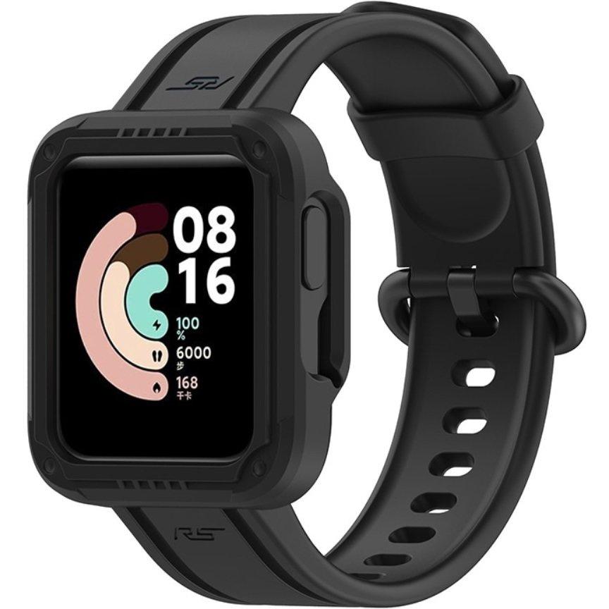 Strap + Case for Xiaomi Redmi Watch 2 Lite / Xiaomi Mi Watch Lite, Black