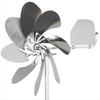 Waterproof Metal Wind Spinner for Yard Removable Wind Sculptures Rotating Garden Pinwheels  Outdoor