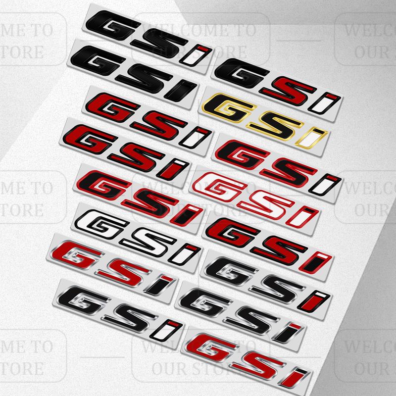 3D Stickers Metal GSI Badge Car Trunk Body Emblem Decal Styling For Opel Meriva Corsa Zafira Mokka Insignia Astra OPC Vauxhall