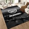 Arsenal Floor Rug Office Rug Suitable for Playrooms Bedrooms Kitchen Dormitory Anti-slip Rug Decorate Offices Birthday/Christmas Gift