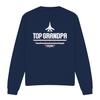 Top Gun Unisex Adult Top Grandpa Fathers Day Sweatshirt