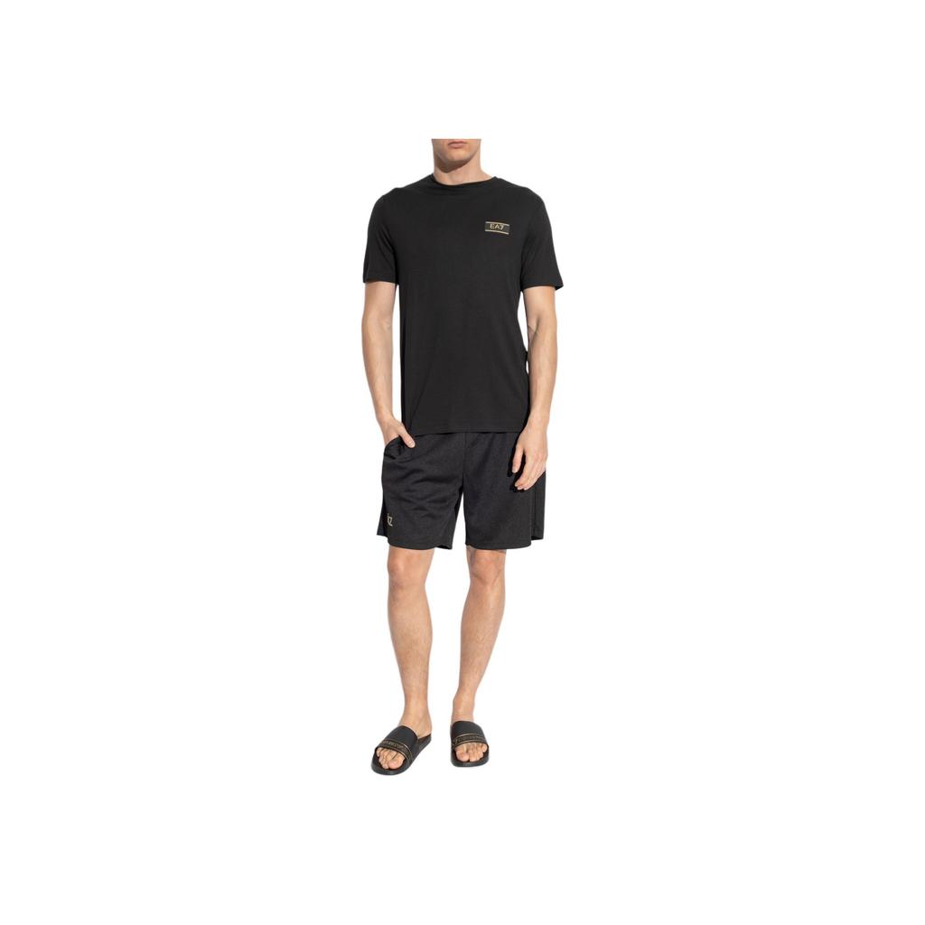 Emporio Armani EA7 Осень/Зима 25 Логотип Принт Эластичный Пояс Повседневные Шорты Мужские шорты 7M001301-AF21420-UC001