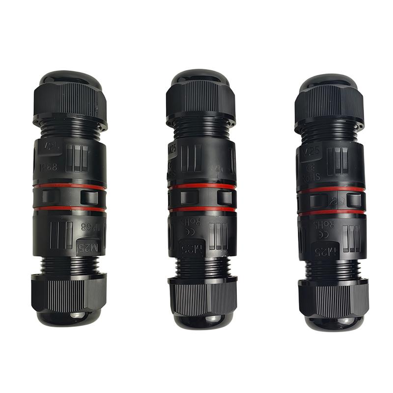 Outdoor Waterproof 10Gbps Cat6A Shielded Lightning Protection Ethernet Coupler, IP68 Surge Proof Network Extender for Monitoring