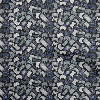 Ткань Cotton Flex Grey для детей, игр, шитья, поделок, принты на ткани по ярдам 40 дюймов