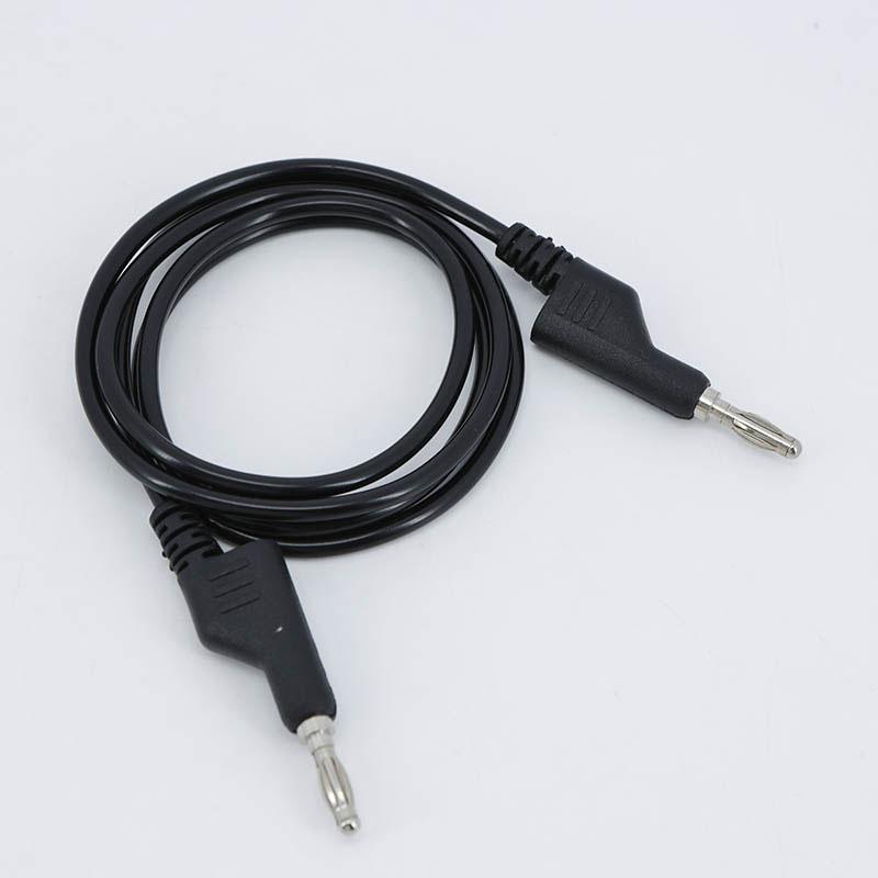 50cm 100cm Dual 4mm Stackable Banana to banana Plug Cables wire cord Multimeter Test Leads Electrical Red/Black 1000V 15A