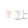 NARUMI Au Petit Pair of Set of Made in & (Au & Pt) Mugs, 280cc, 2, Japan, 41377-33135