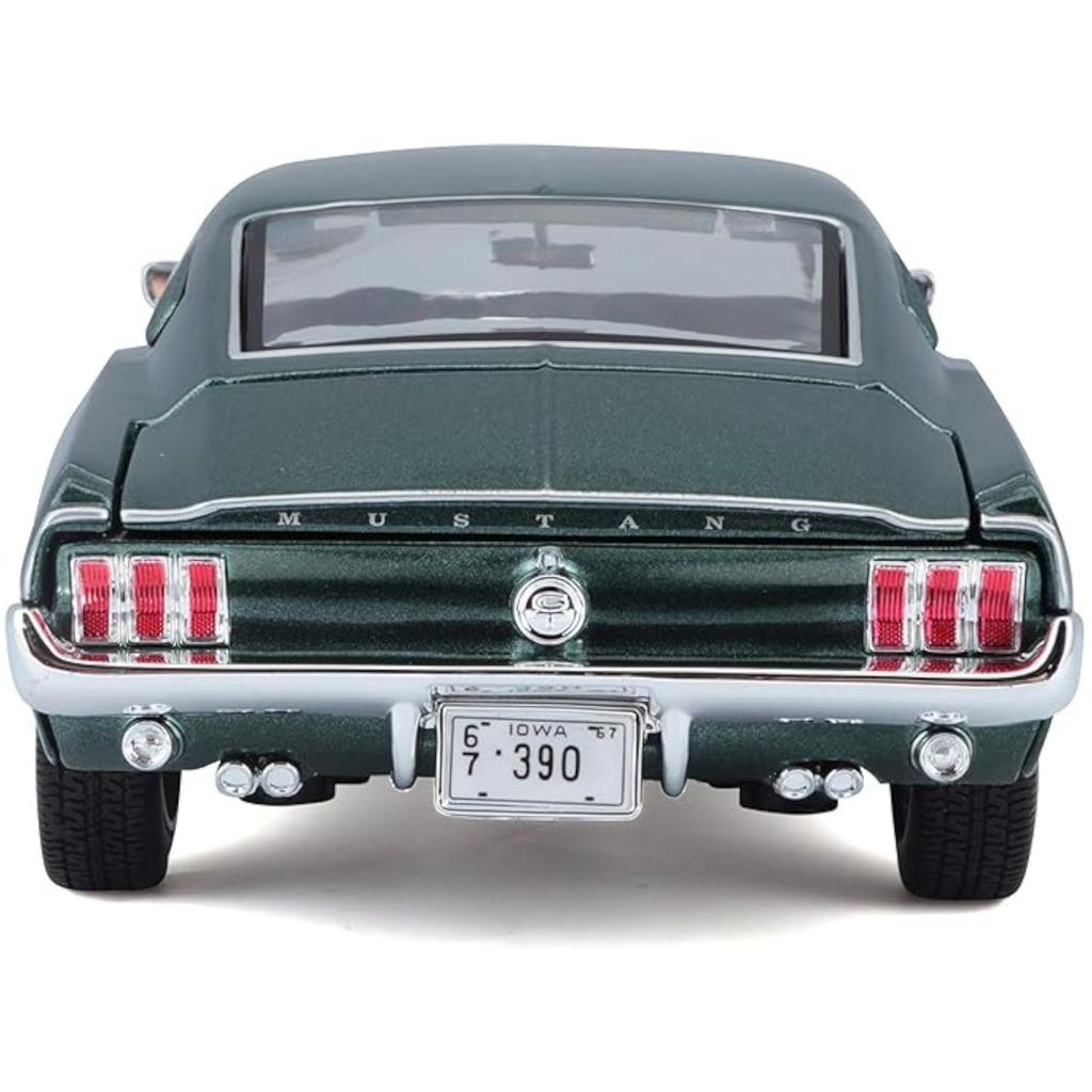 Steve McQueen Brit 1967 Ford Mustang GTA Fastback GR Color! 1/18 [Diecast Car, Ford, Mustang, BULLITT, Maisto, Minicar]