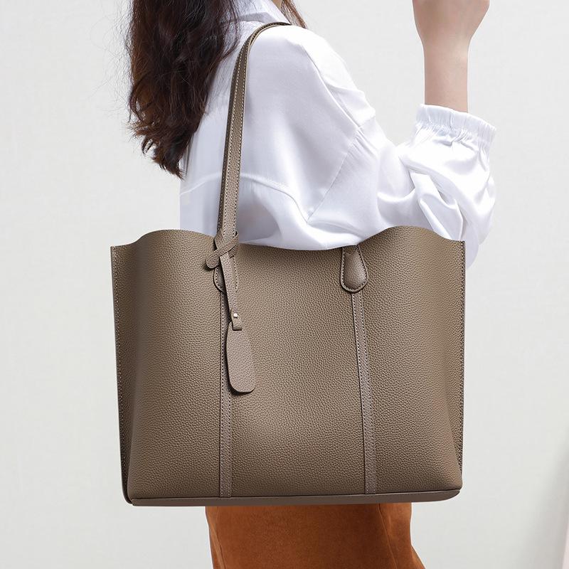 Сумка-тоут женская осенне-зимняя новая большая кожаная женская сумка большой вместимости сумка для поездок на работу сумка через плечо