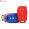 Jingyuqin Silicone Car Smart Key Cover Case For Chevrolet Malibu Equinox Cruze Camaro 2016 2017 2018 2019 Accessories
